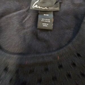 Lane Bryant Black Sweater Dress